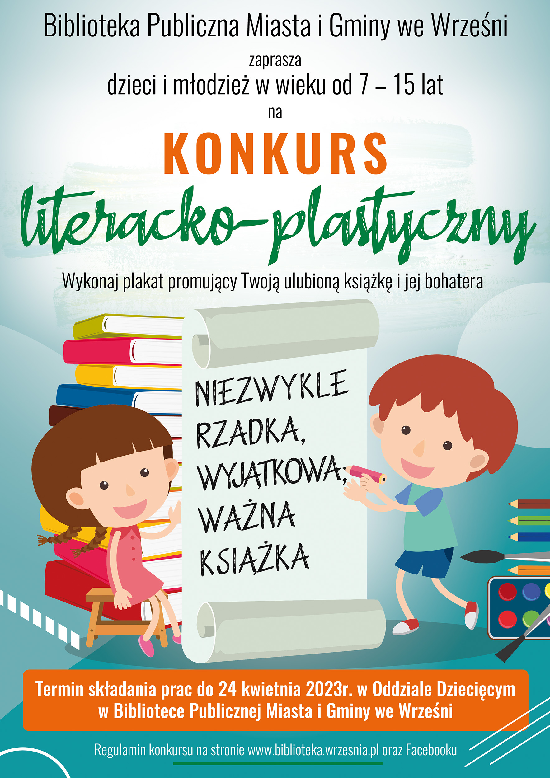 KONKURS LITERACKO - PLASTYCZNY - plakat