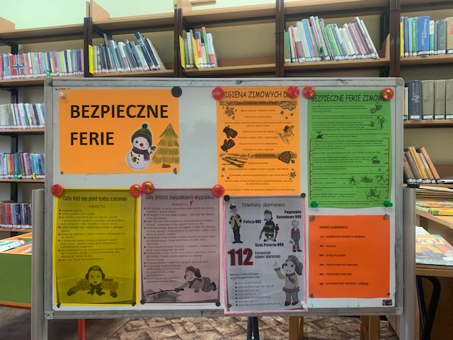 Bezpieczne ferie - Filia w Kacznowie