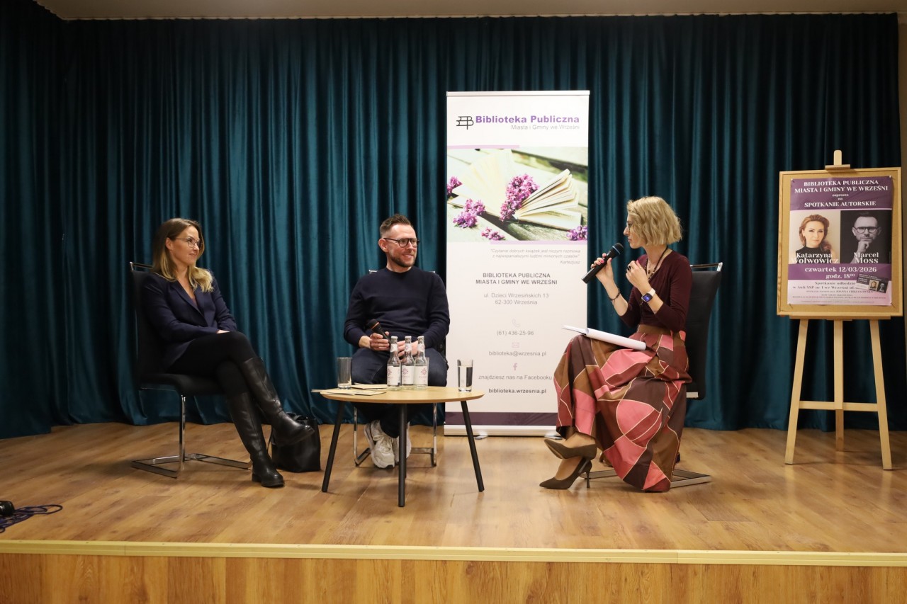 Spotkanie autorskie z mistrzami napięcia: Katarzyna Wolwowicz & Marcel Moss! 