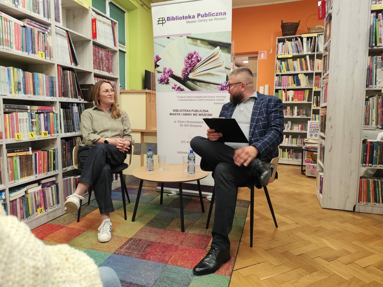 KATARZYNA ZYSKOWSKA WE WRZESIŃSKIEJ BIBLIOTECE