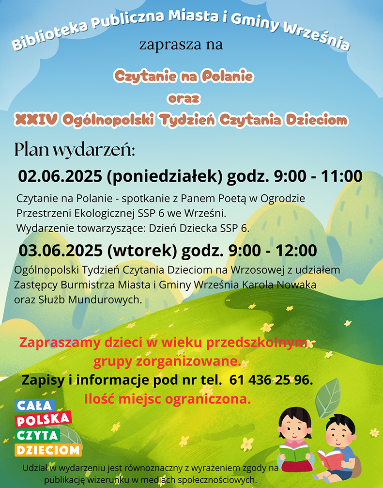 XXIV Ogólnopolski Tydzień Czytania Dzieciom